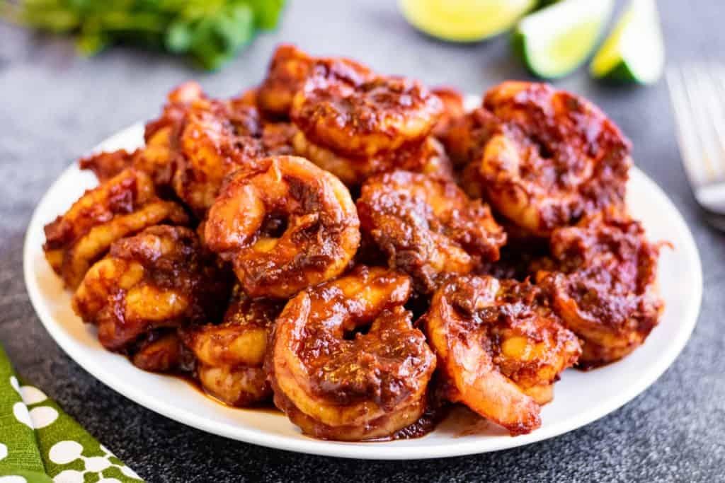 Camarones a la Diabla/al Ajillo.