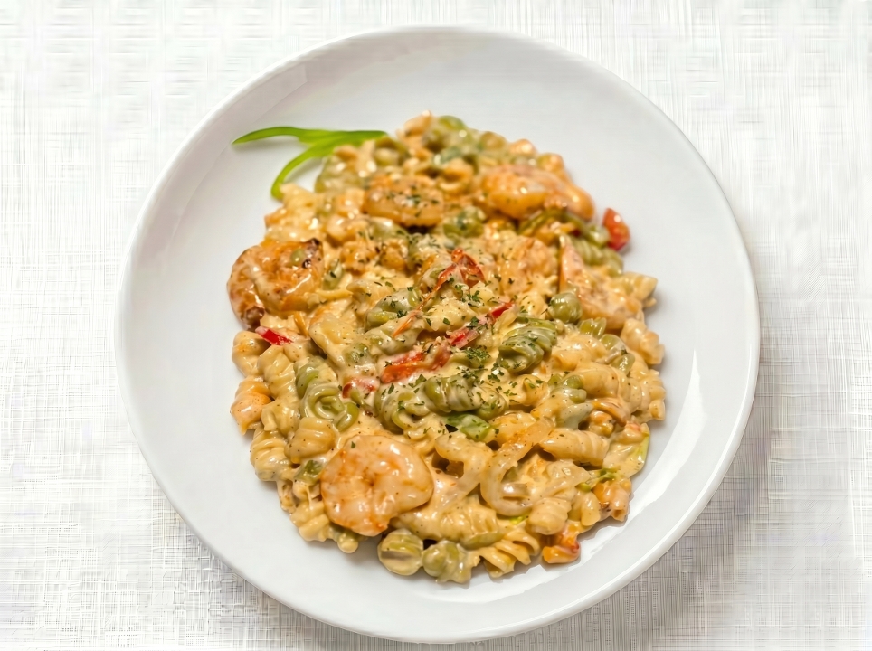 Shrimp Rasta Pasta (No Sides).
