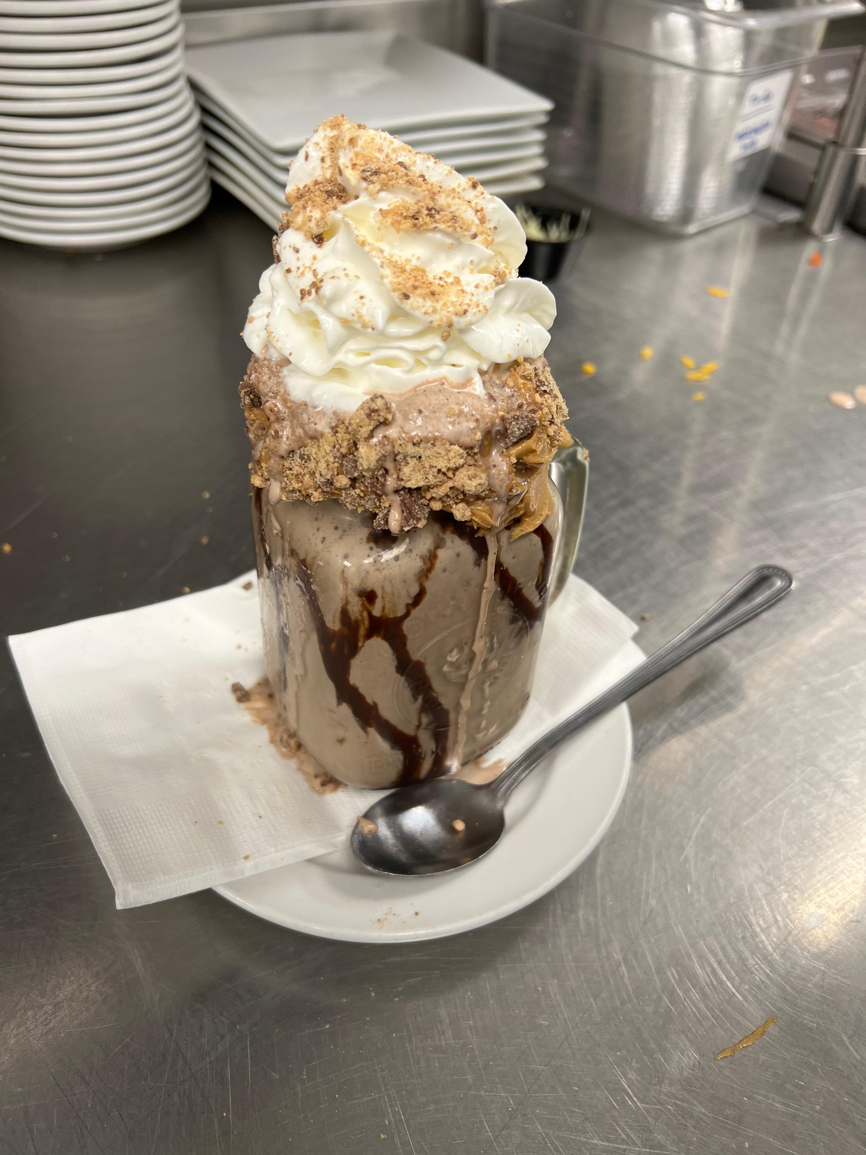 Reese's peanut butter shake.