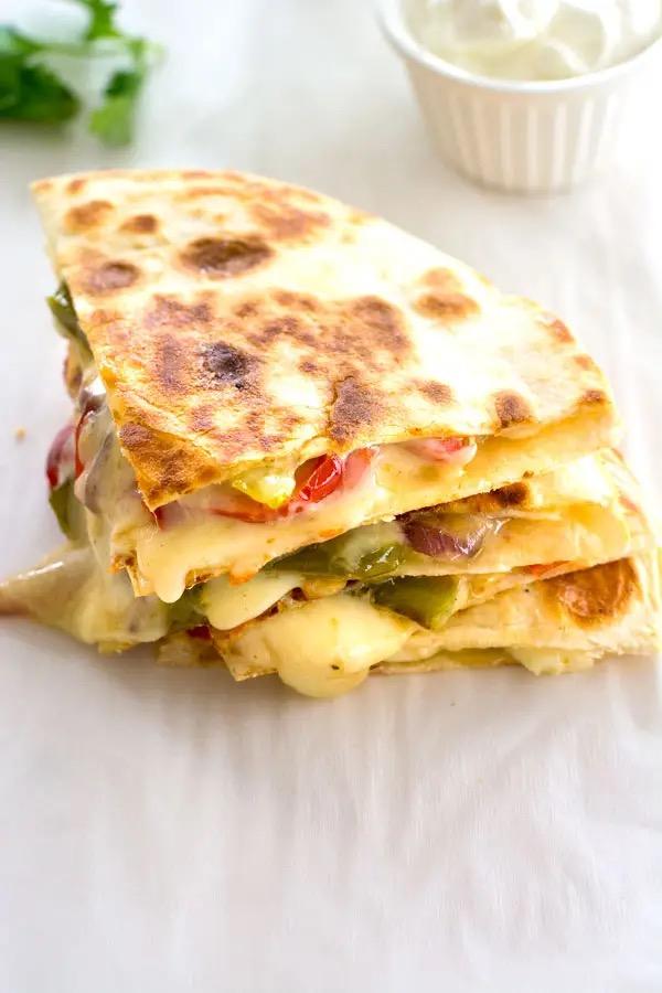 Ala Veggie Quesadilla.