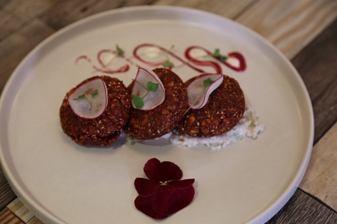 Beetroot Tikki.