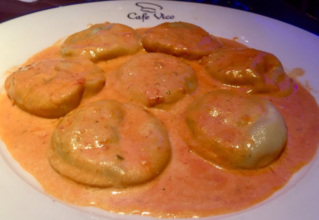 Cheese & Spinach Ravioli.