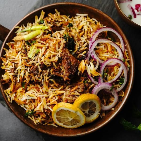 Goat BIryani.