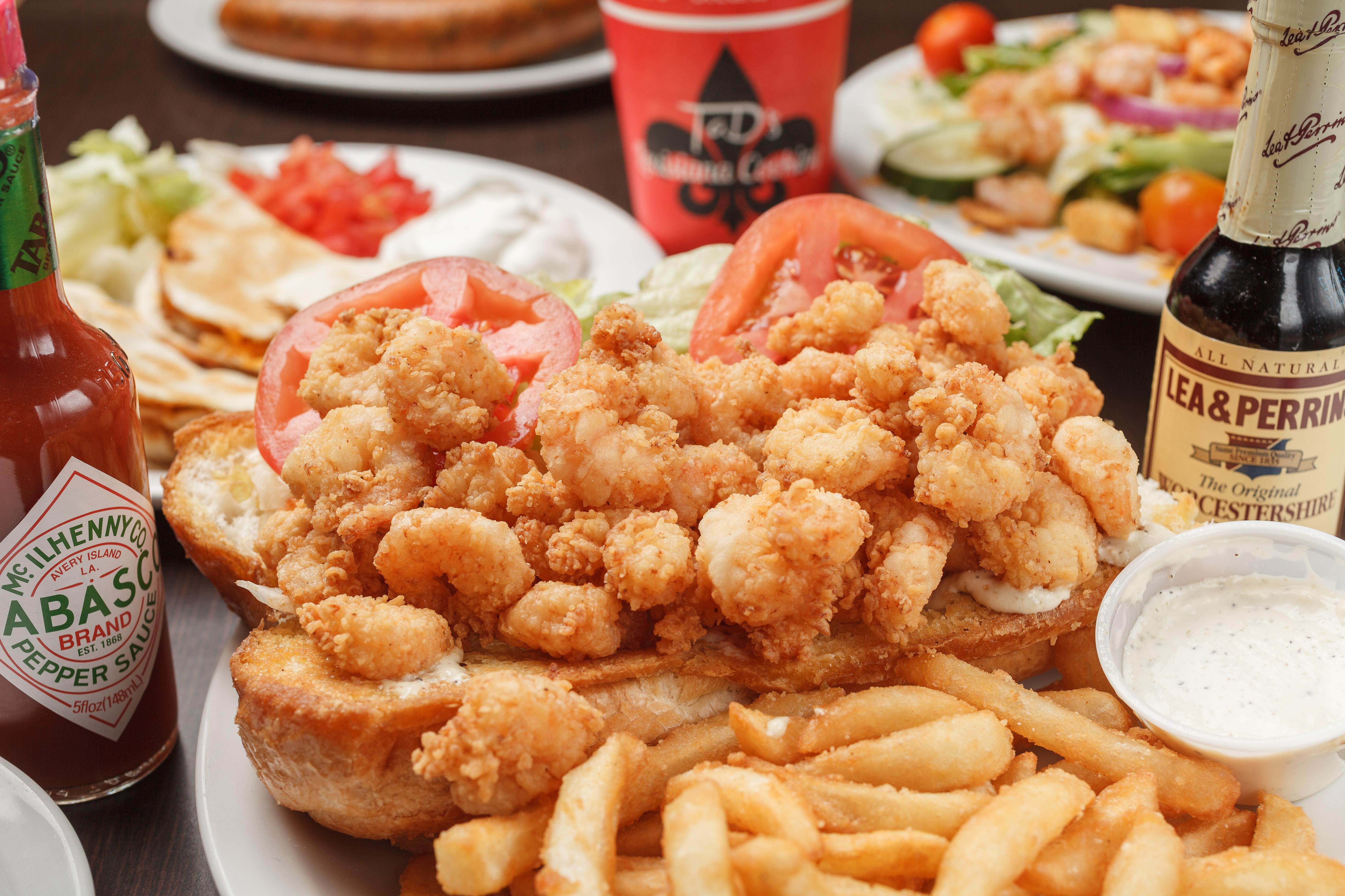 Shrimp Poboy.