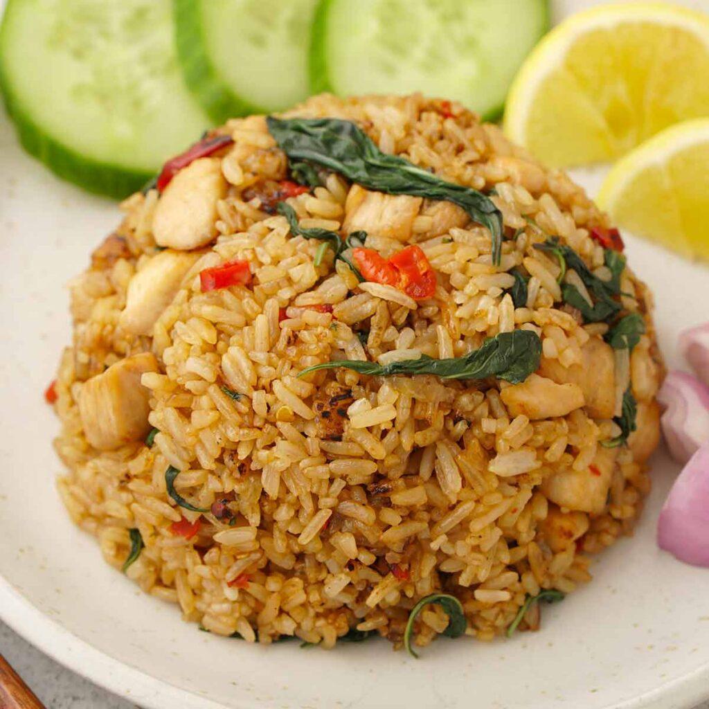 Basil Fried Rice.