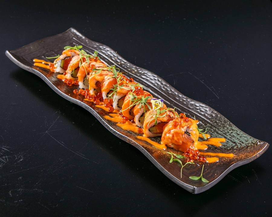 Mentaiko Sake Roll.