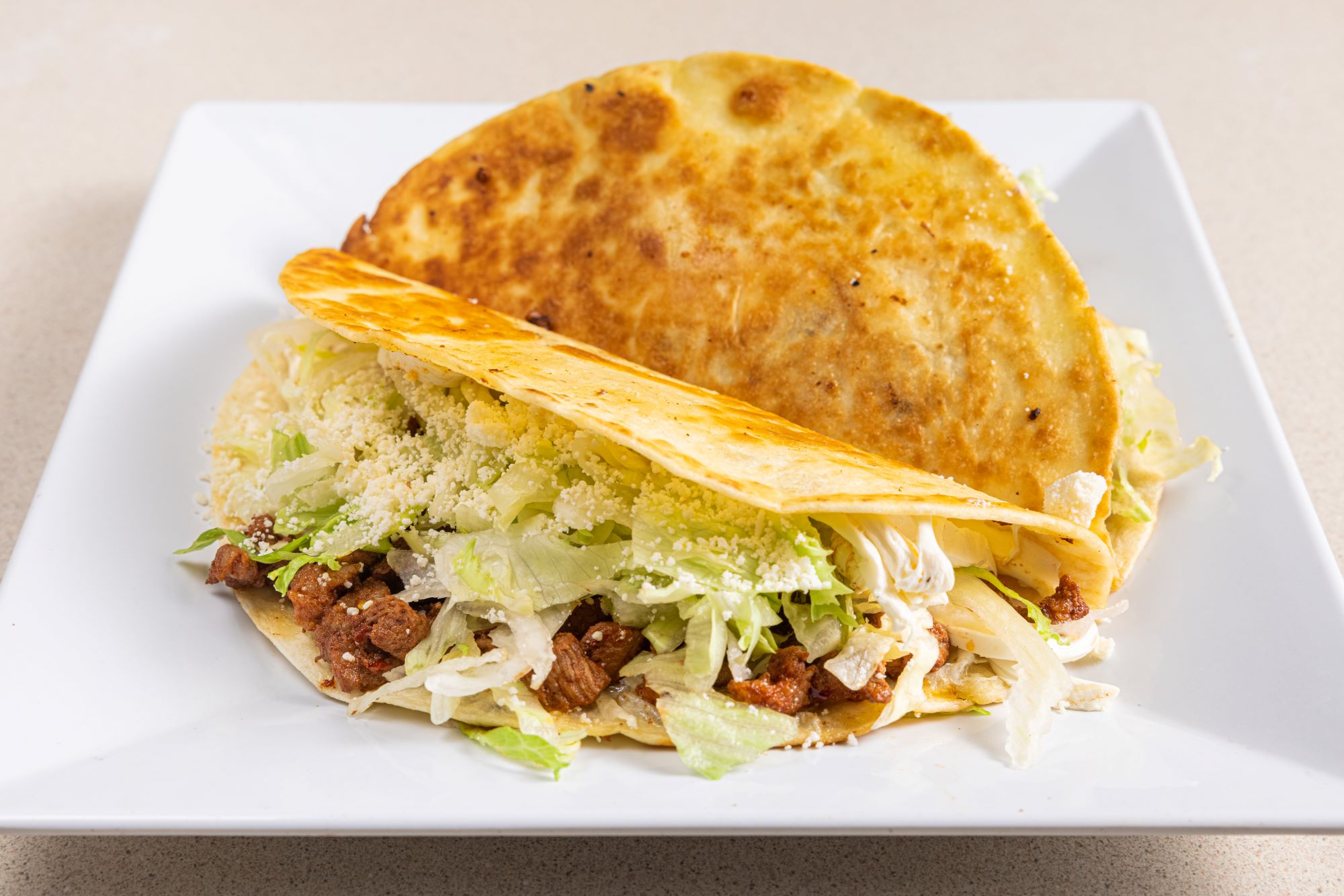 Quesadilla with Handmade Tortilla (2 Pieces).
