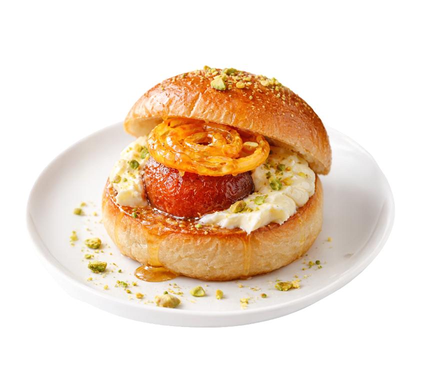 Gulabjamun Smash Burger.