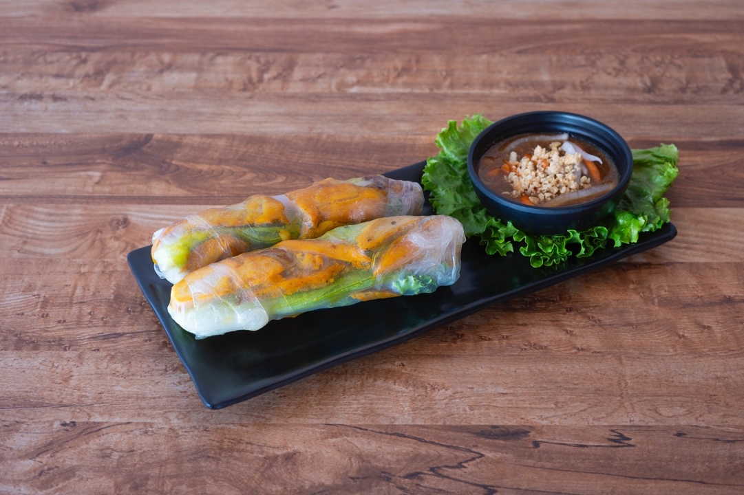 BBQ Spring Rolls.