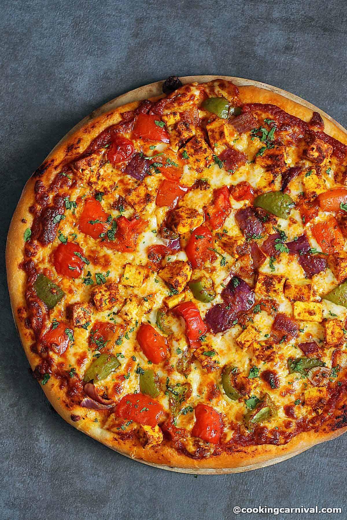Karahi Paneer Pizza.
