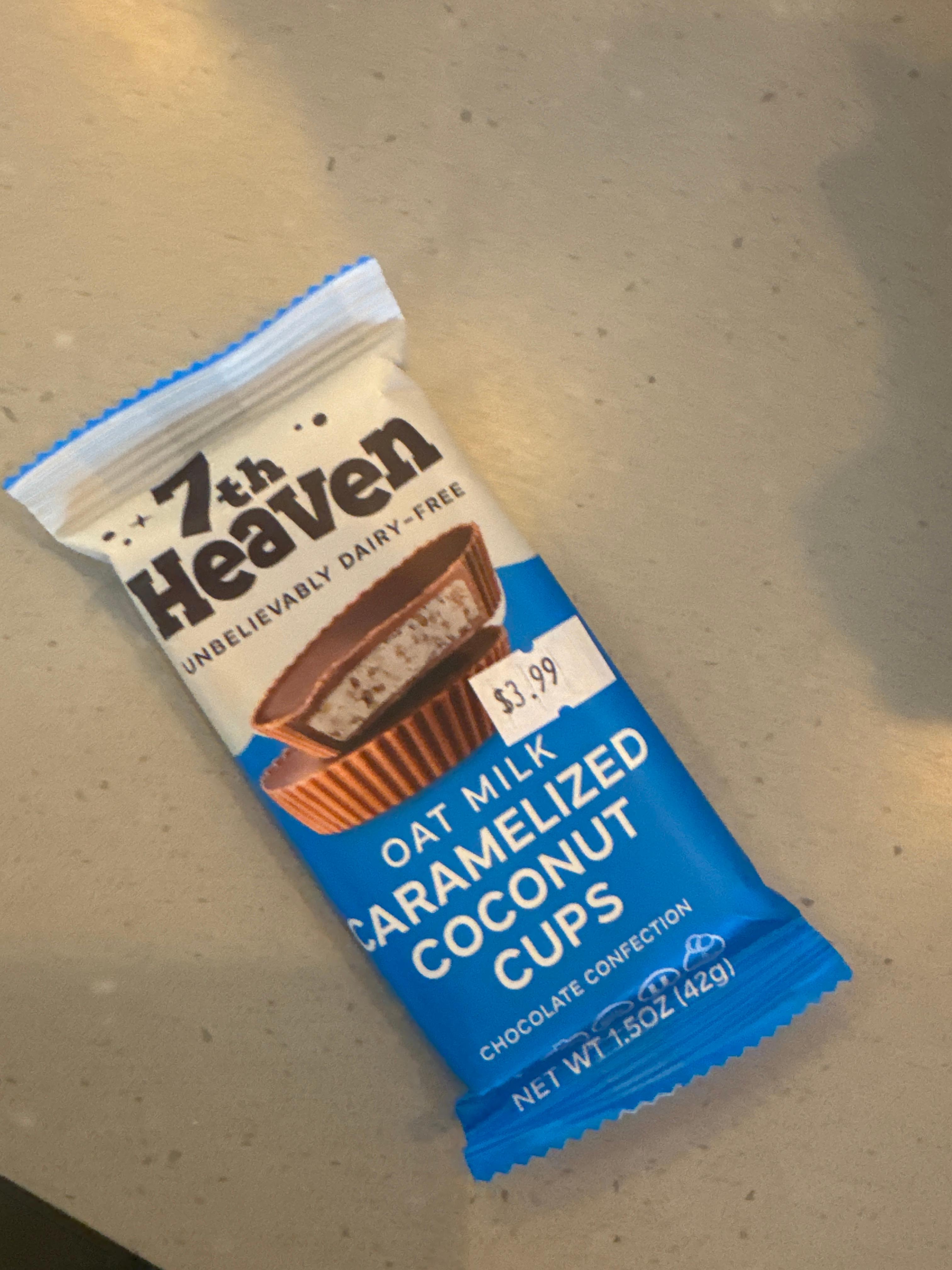 7th Heaven Caramelized Coconut Cups.
