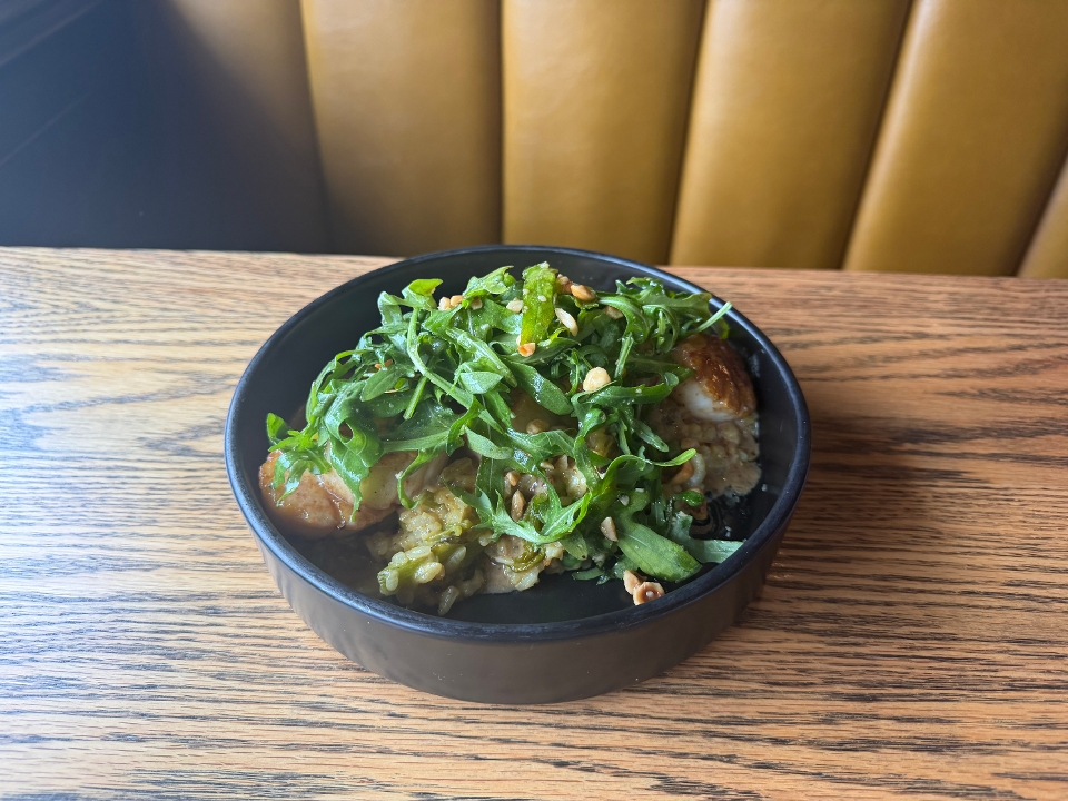 L Seared Sea Scallops.