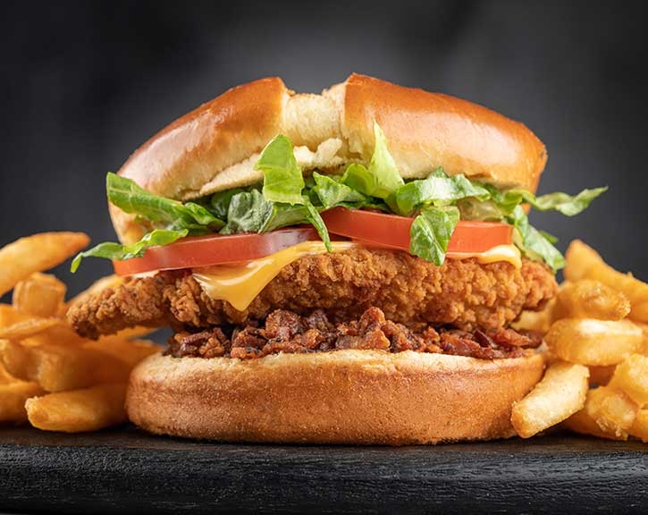 Da Silva Chicken Crispy Sandwich.