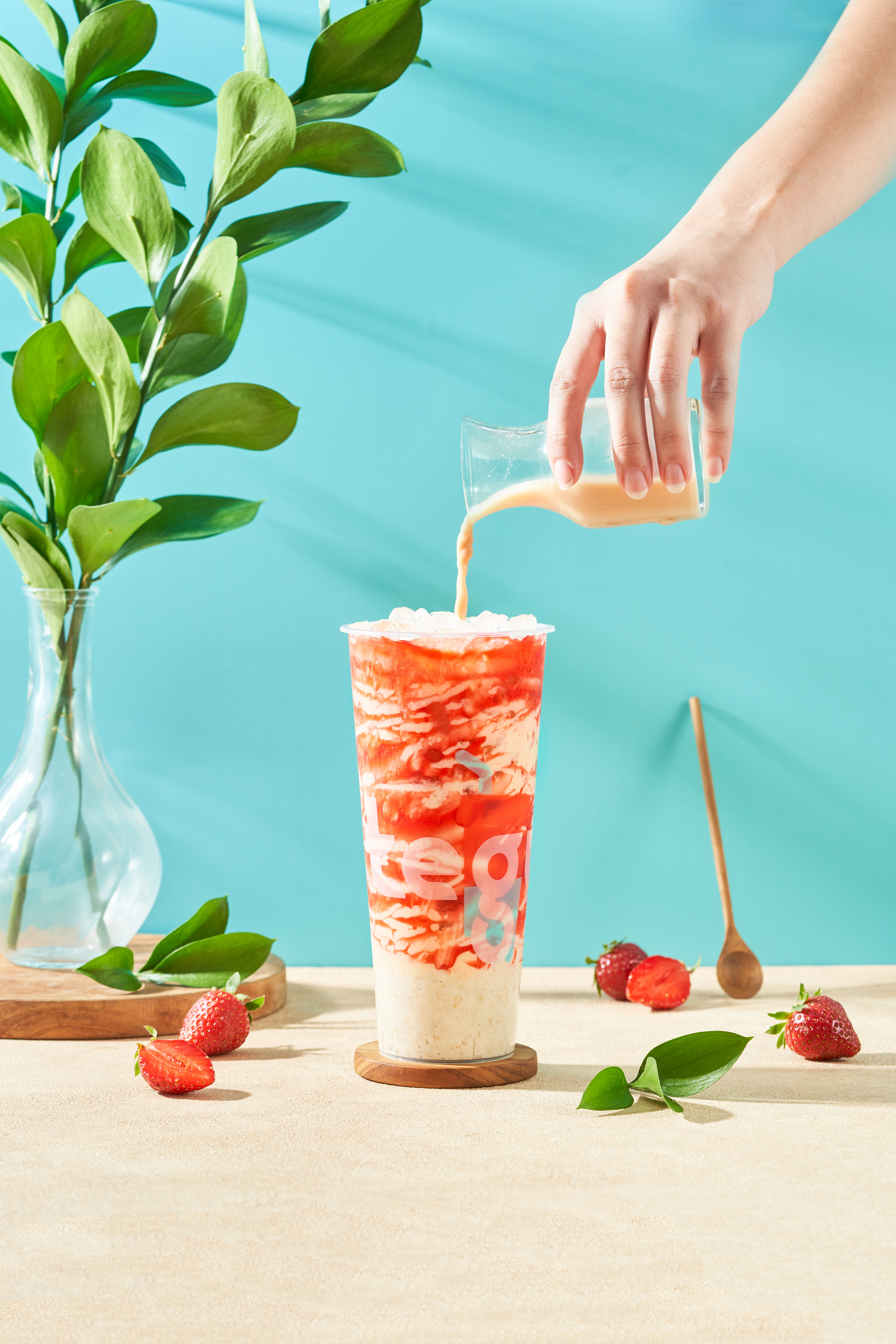 Strawberry Milk Tea.