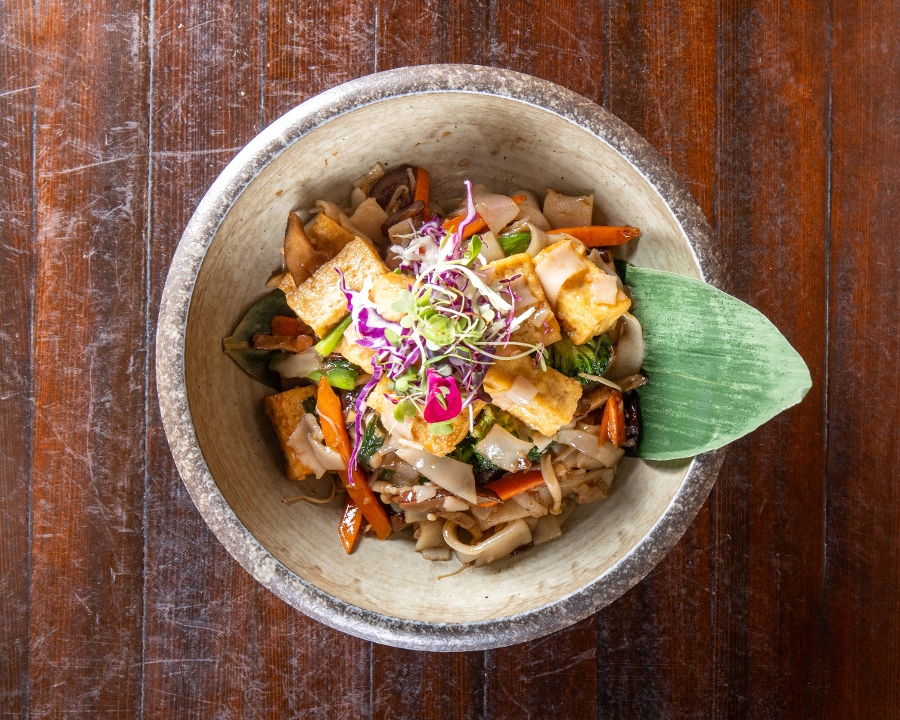 Truffle Mushroom Noodle Stir-Fry.