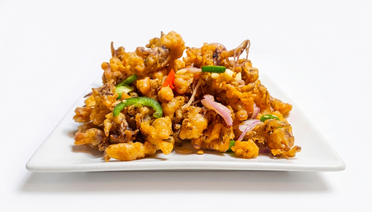 Salt and Pepper Calamari Tips.