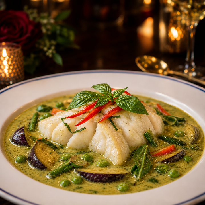 Jade Sea Bass Curry🌶️.