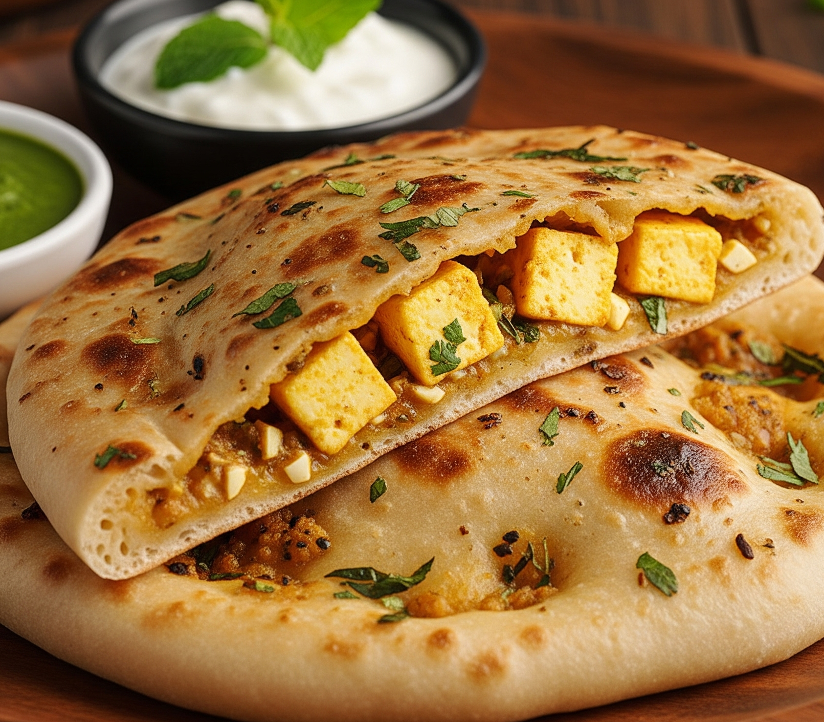Paneer Kulcha.