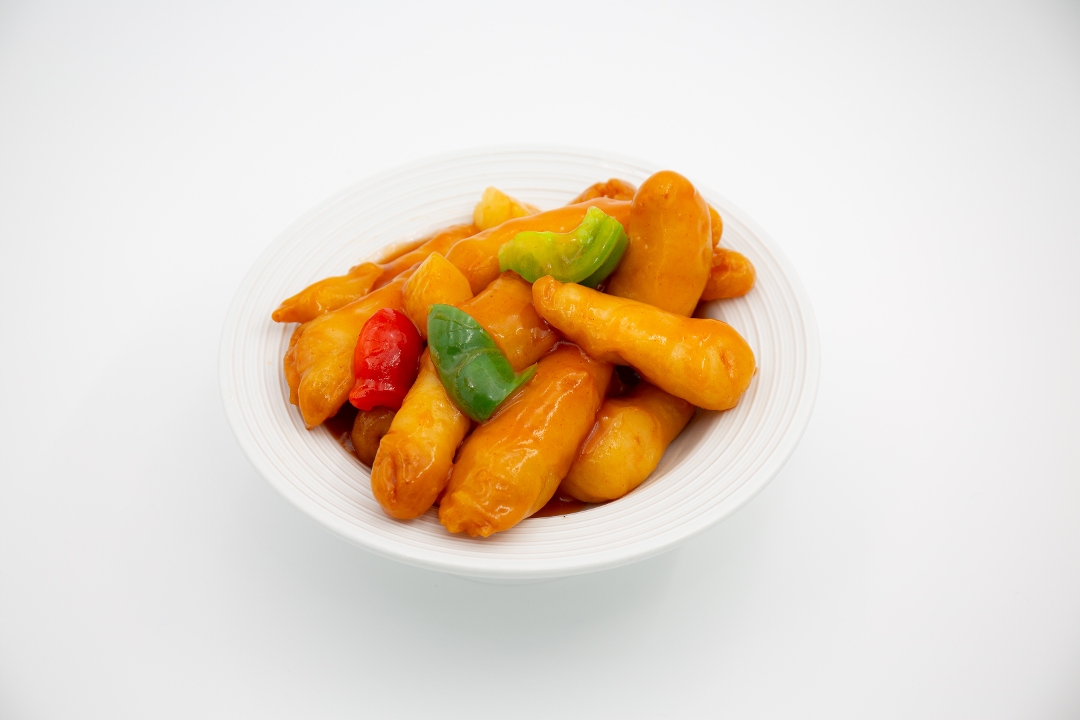Sweet & Sour Chicken.