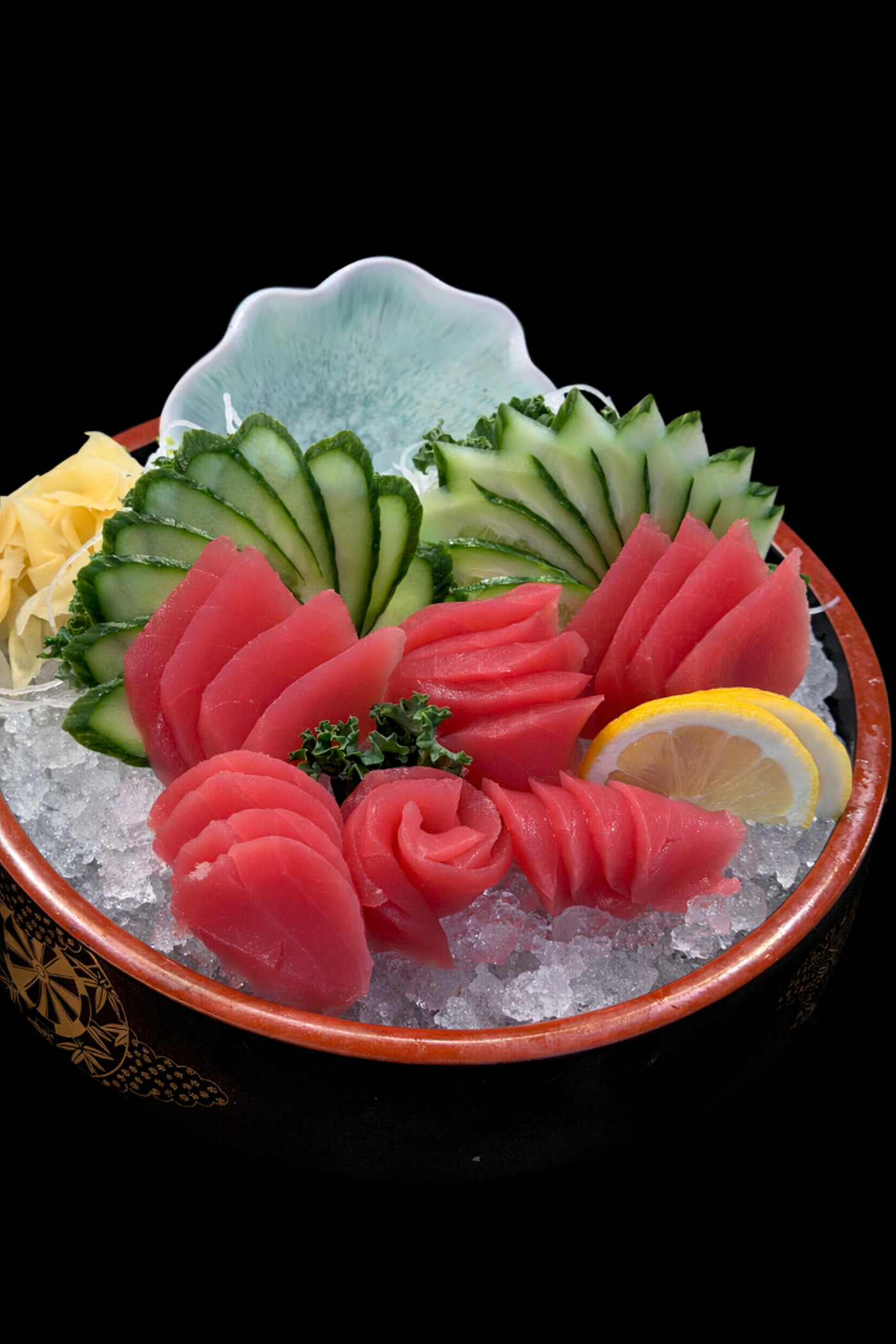 Tuna Sashimi Dinner.