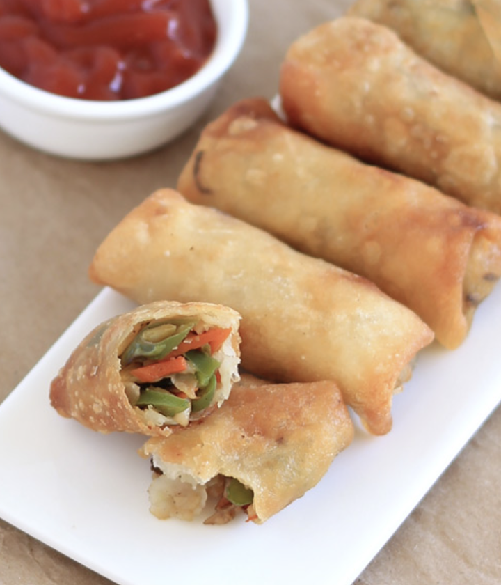 Veg-Spring Rolls.