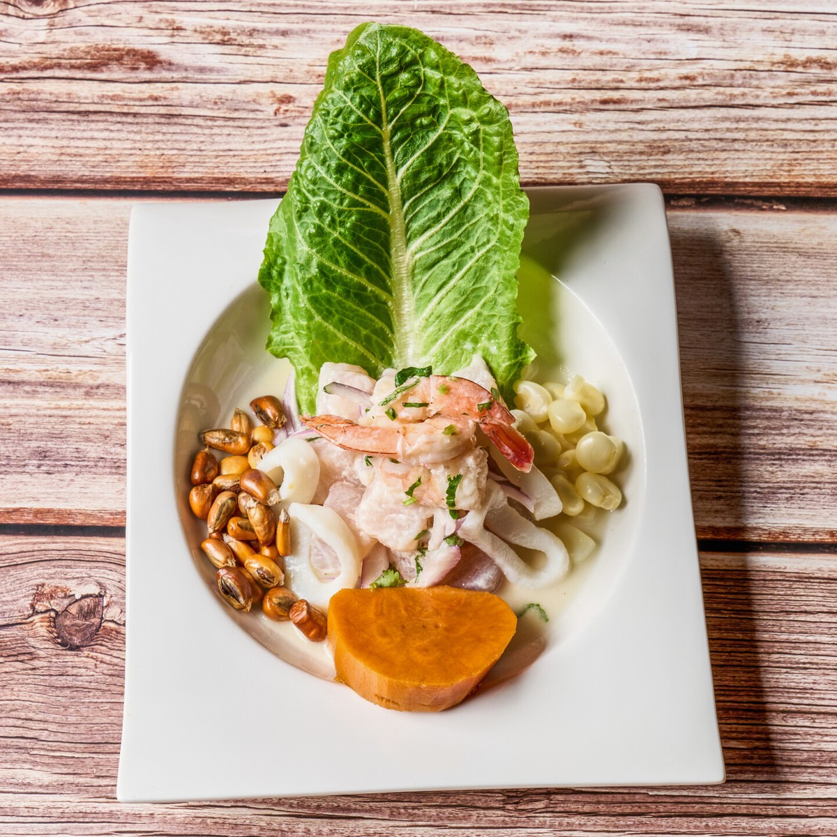 Ceviche Mixto.
