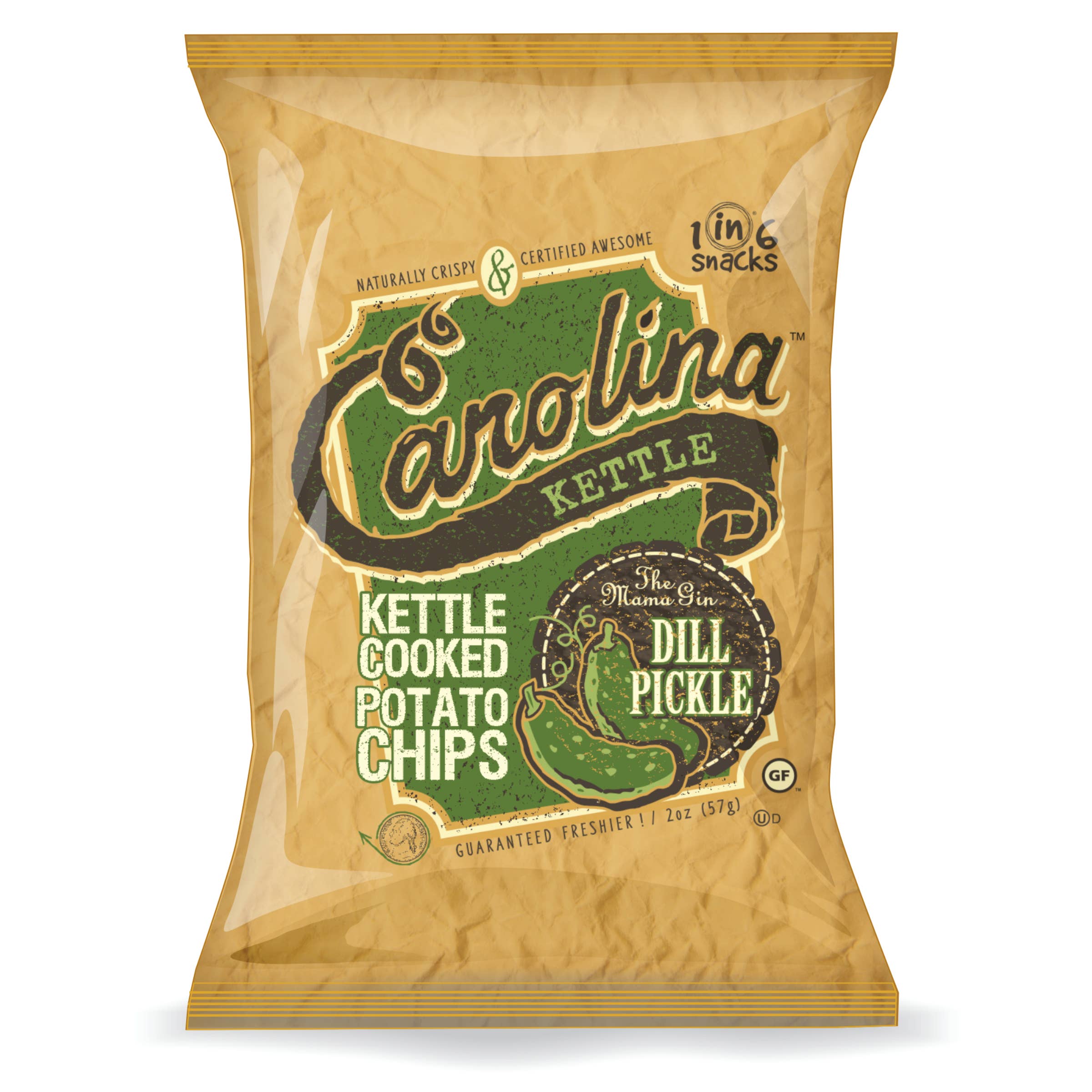 Default - 2oz Dill Pickle Chips.