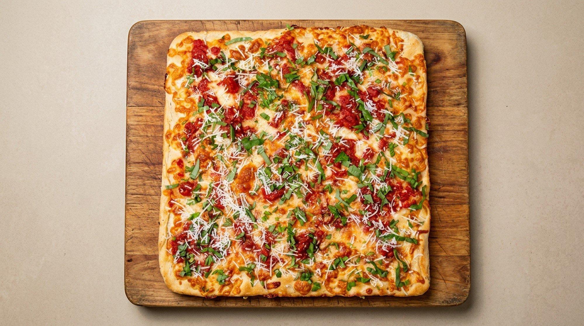 Nonna's Thin Crust Square.