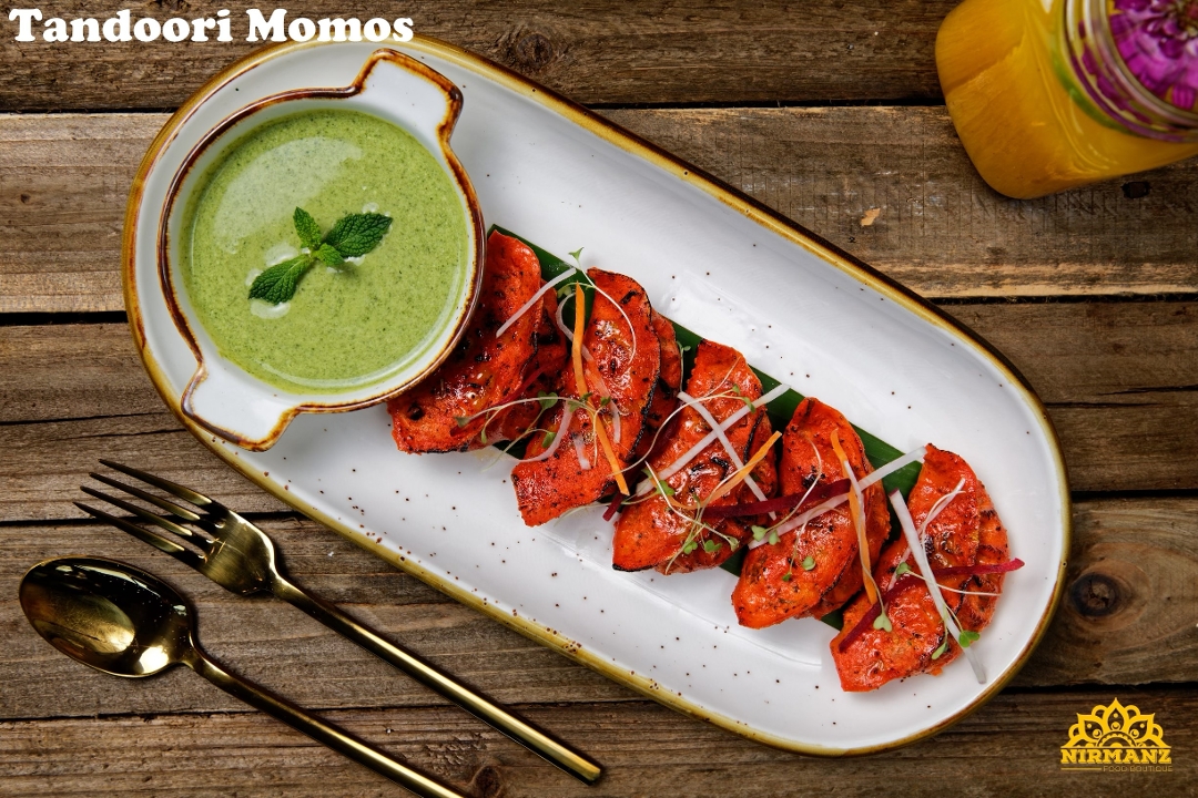Hot Garlic Momos.