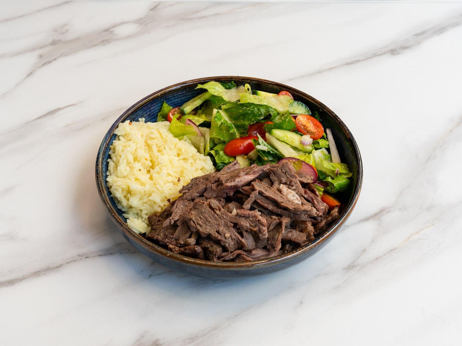 Meat Doner Bowl.