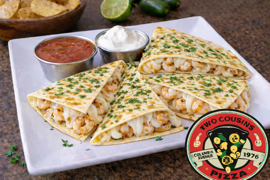 Shrimp Quesadilla.