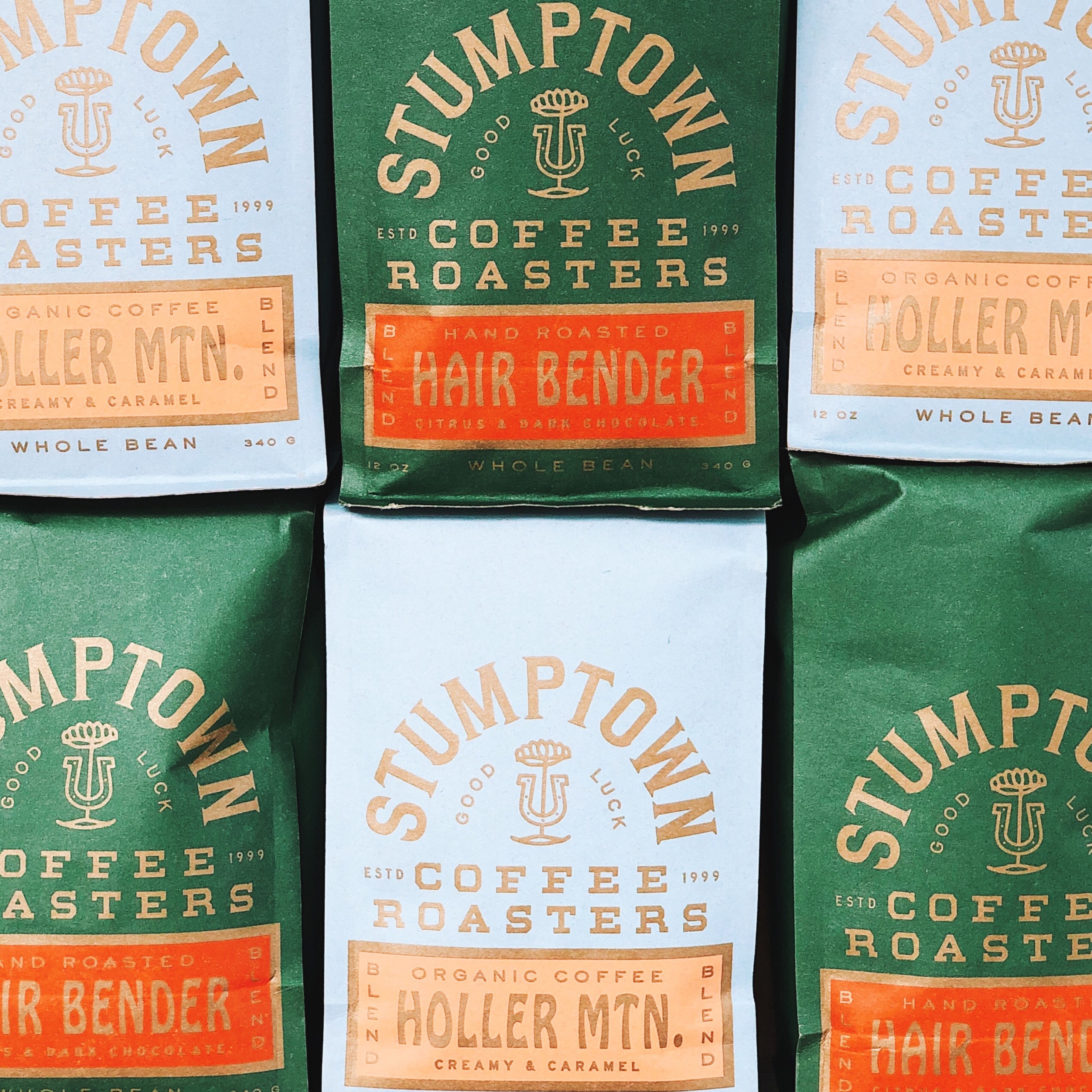 Coffee Beans (Stumptown and Variety).