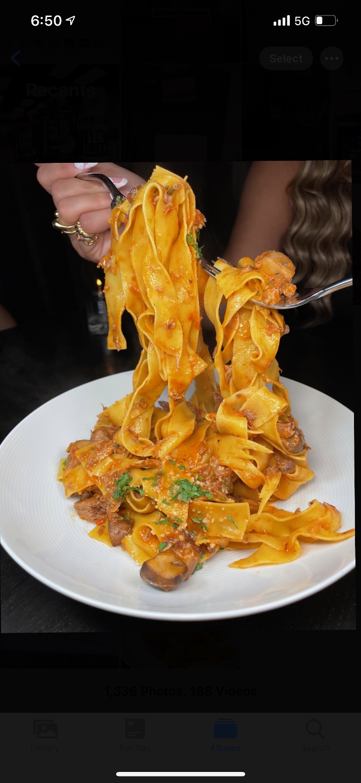 Pappardelle & Lamb.