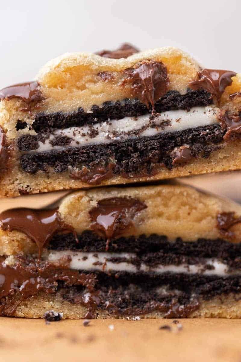Oreo Stuffed Cookie.