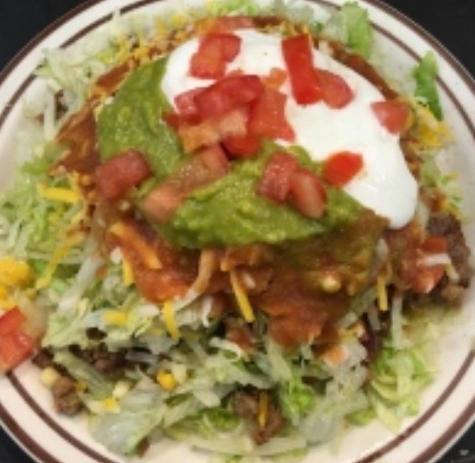 Meat Tostada.