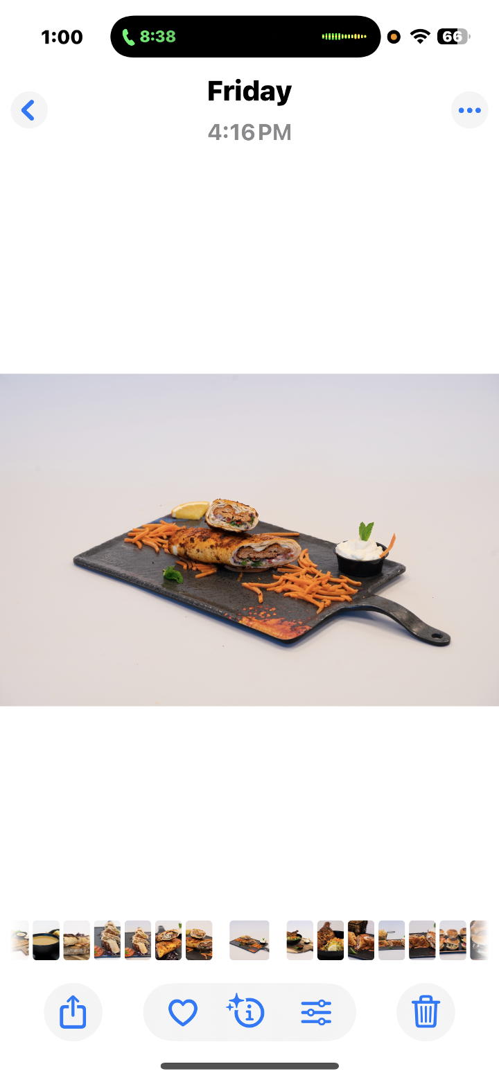 Lamb Kofta Wrap.