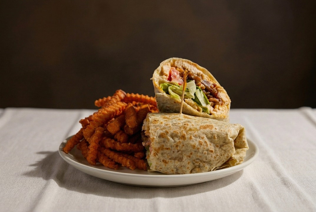 Fiery Chicken Wrap.