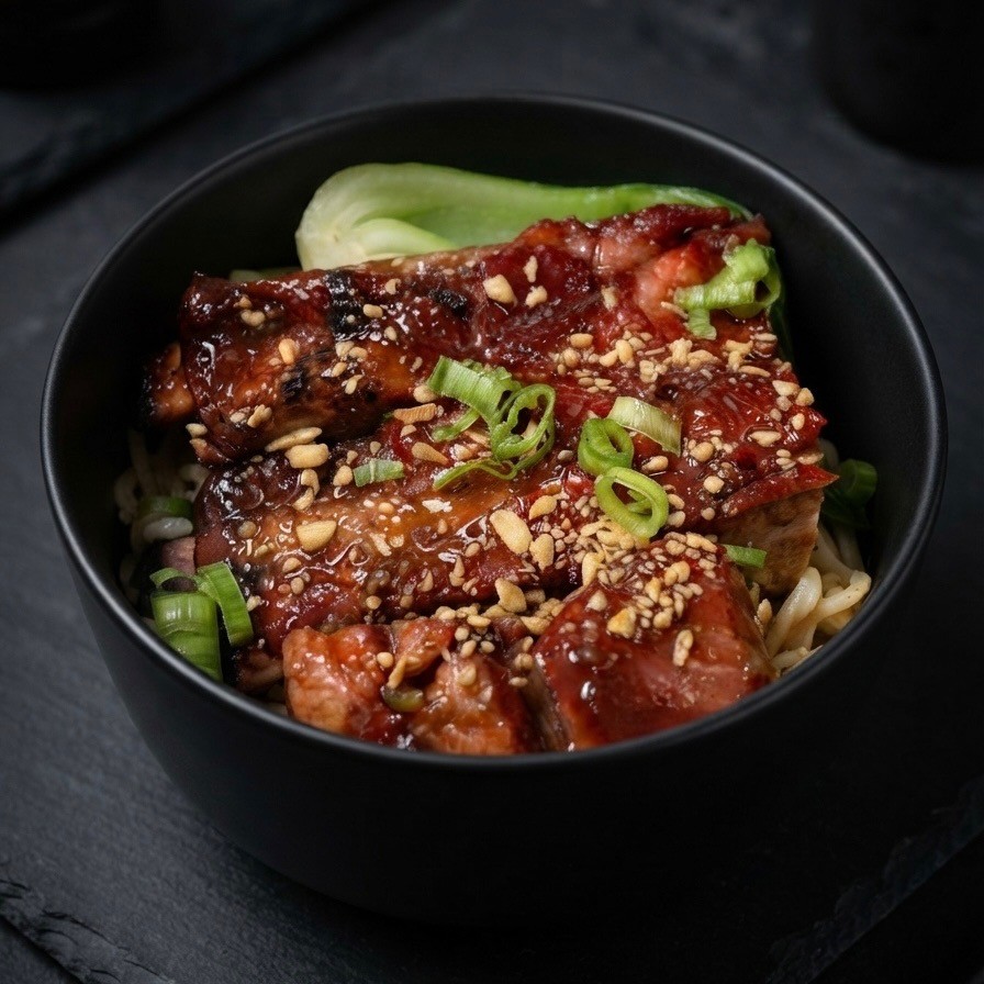 Bbq Ribs Rice Bowl.