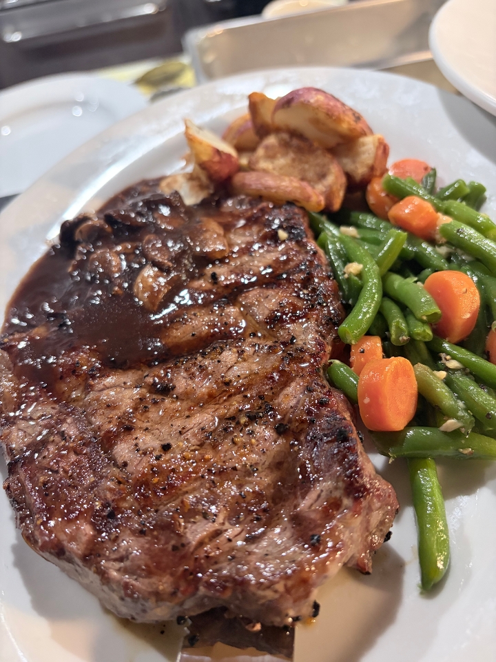 12 oz Ribeye.