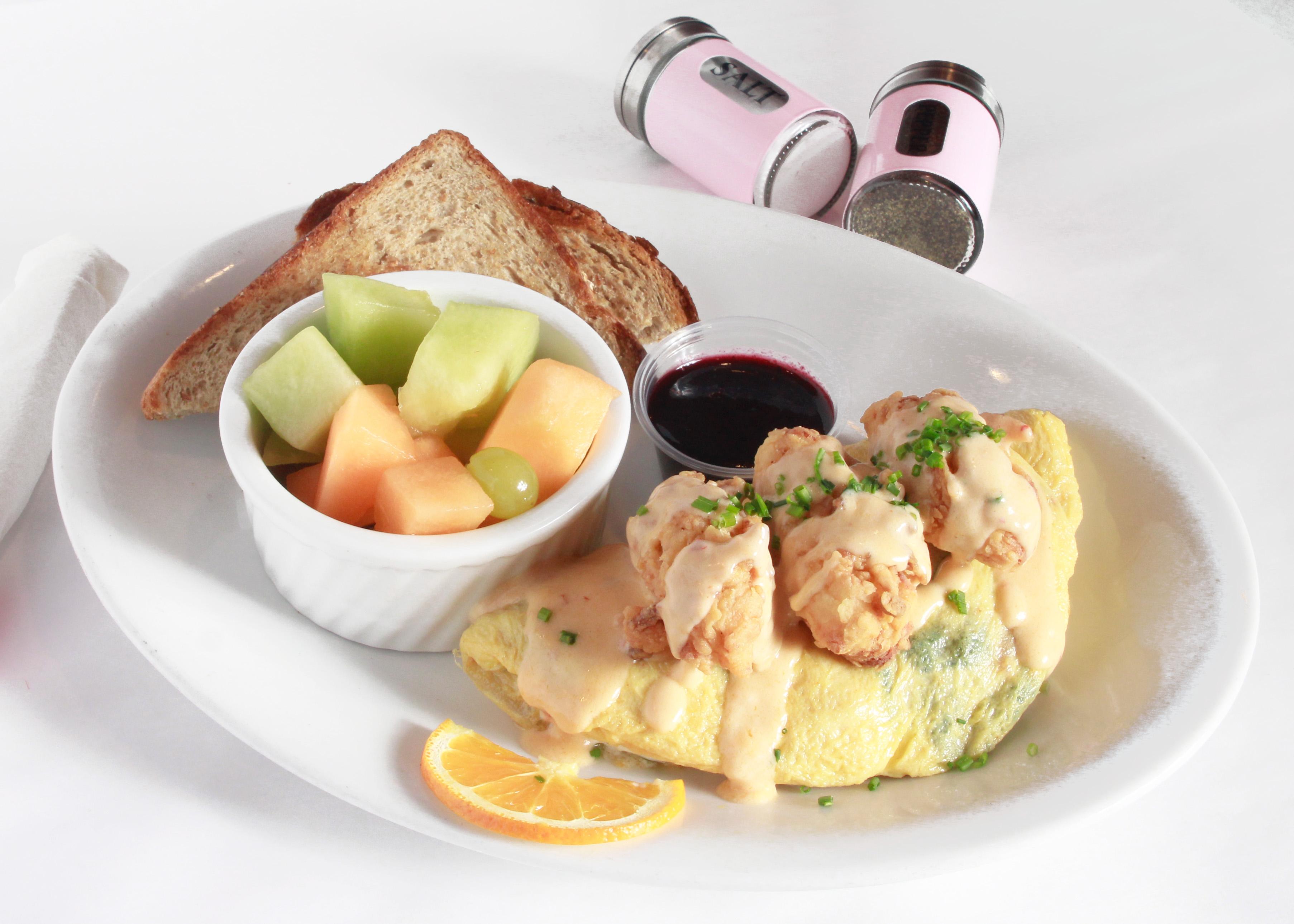 Lobster Beignet Omelette.