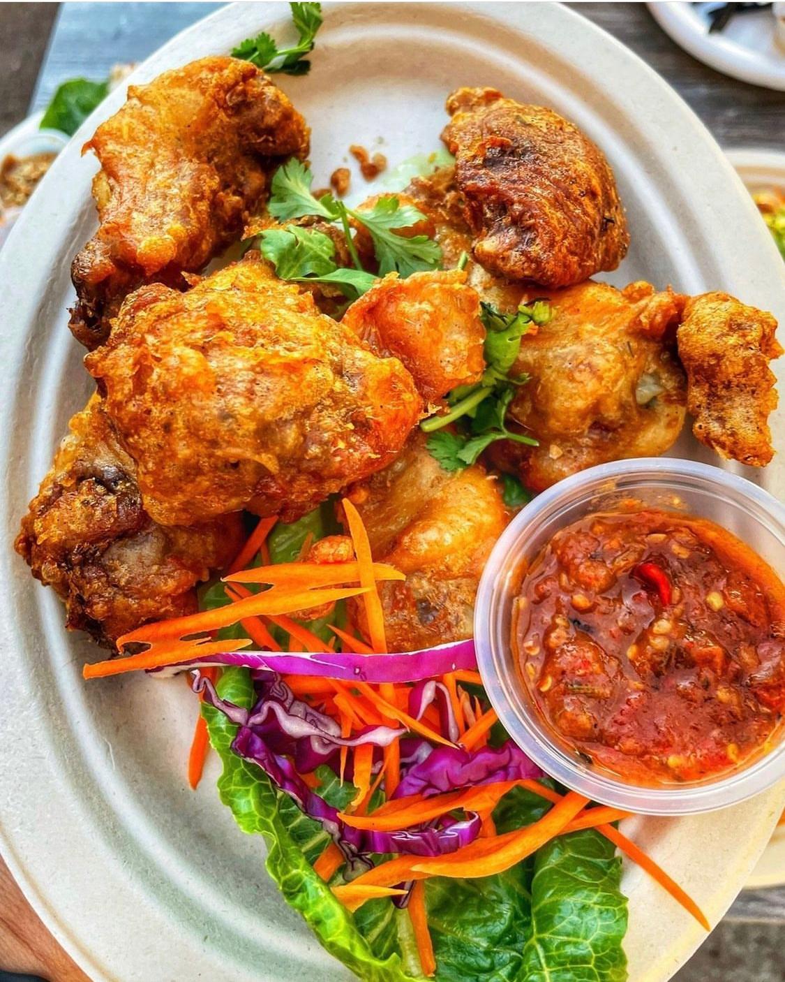 Lemongrass FRIED chickens.