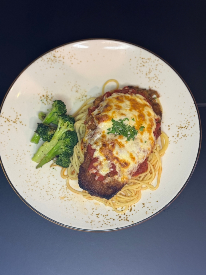 Chicken Parmigiana*.