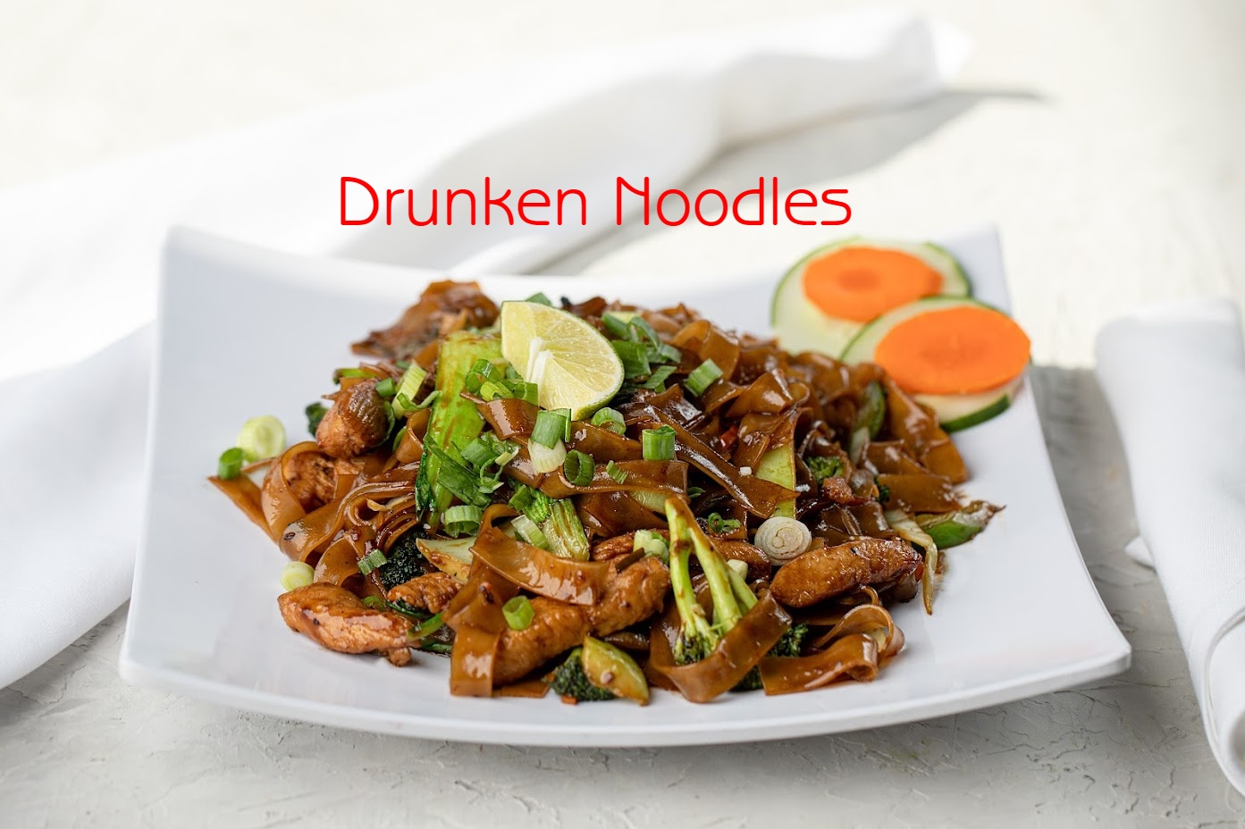 Mixed Drunken Noodles.