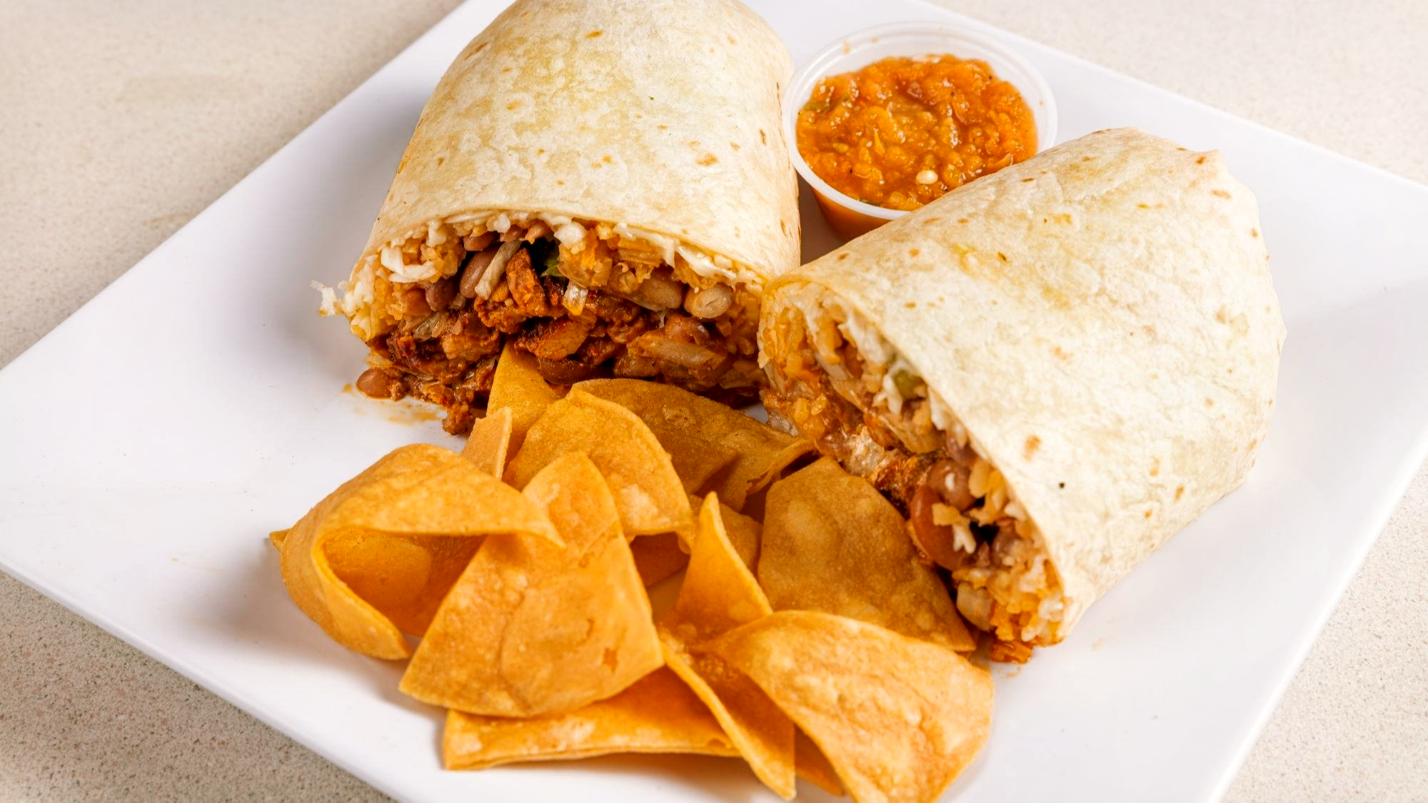 Shrimp Burrito.