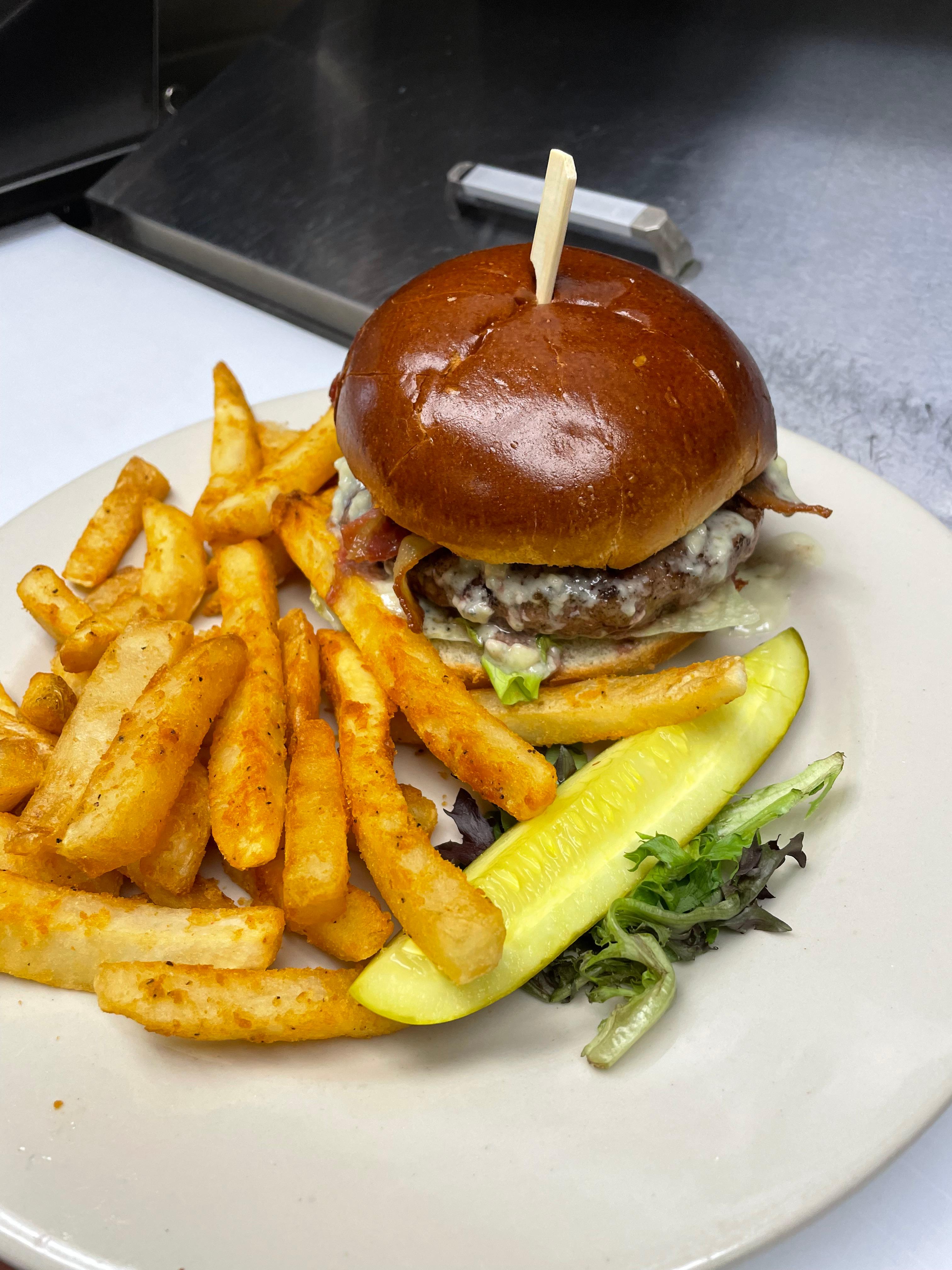 Gorgonzola Burger.