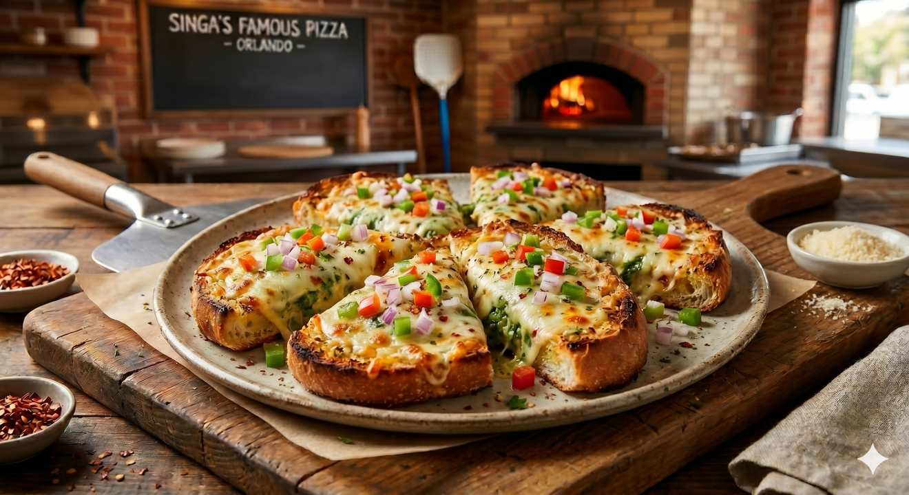 Signature Desi Garlic Bread.
