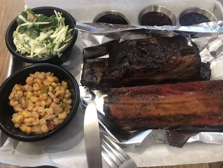 Beef Ribs  1/2 rack GF/SF.