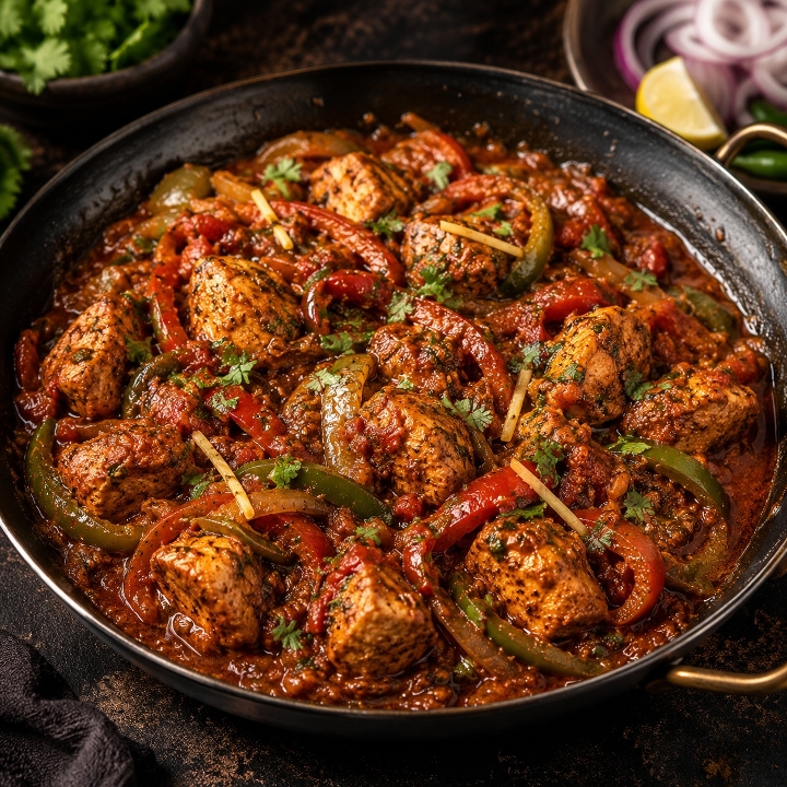 Chicken Jalfrezi.