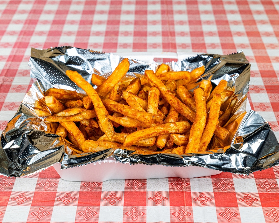 Spicy fries.