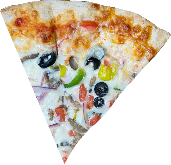 Pizza by the Slice - NY Veggie Slice.